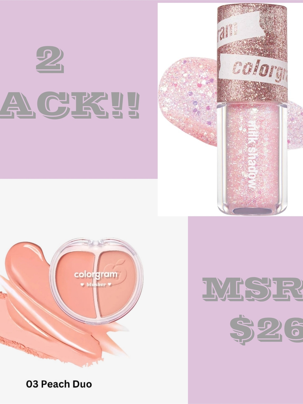 Colorgram 2 Pack Blush And Eyeshadow